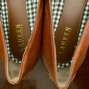Lauren Ralph Lauren loafers 9M. Brown leather